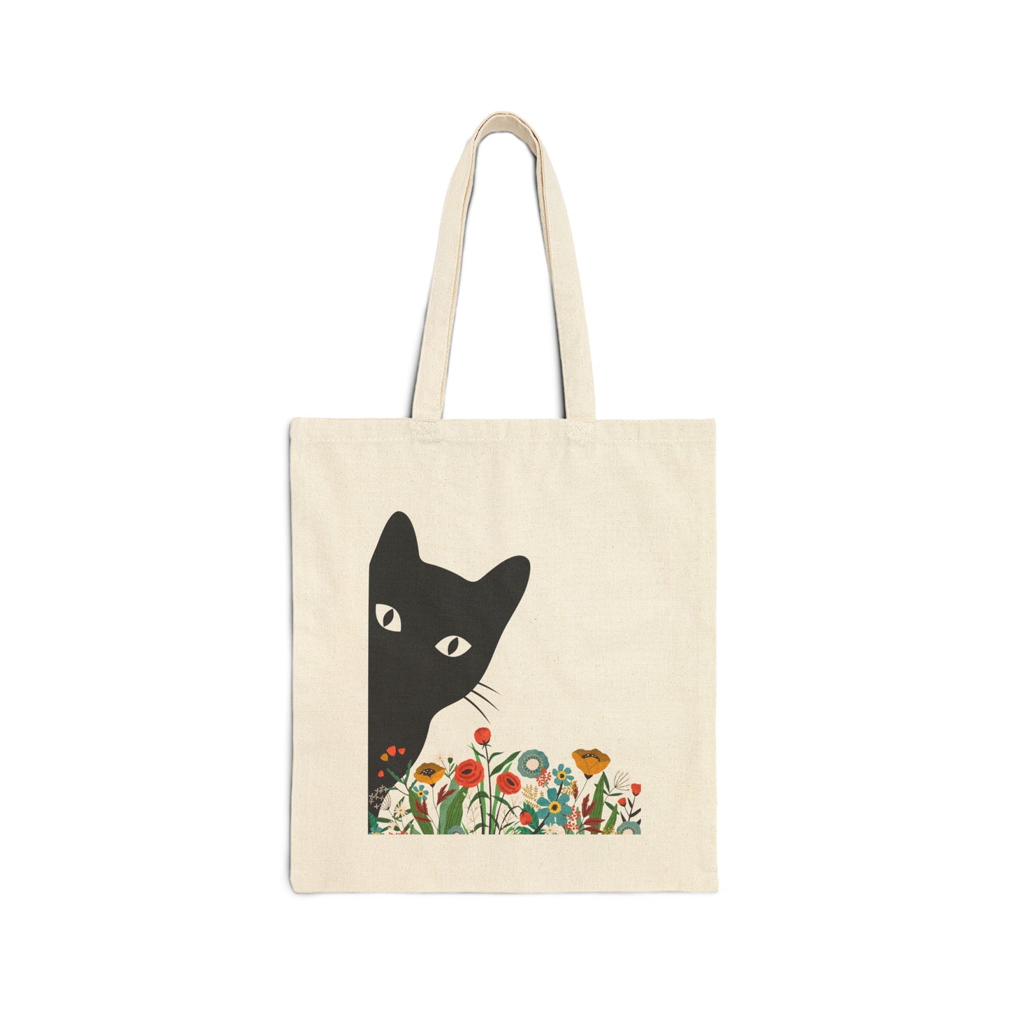 Peek-a-Boo Cat Tote Bag