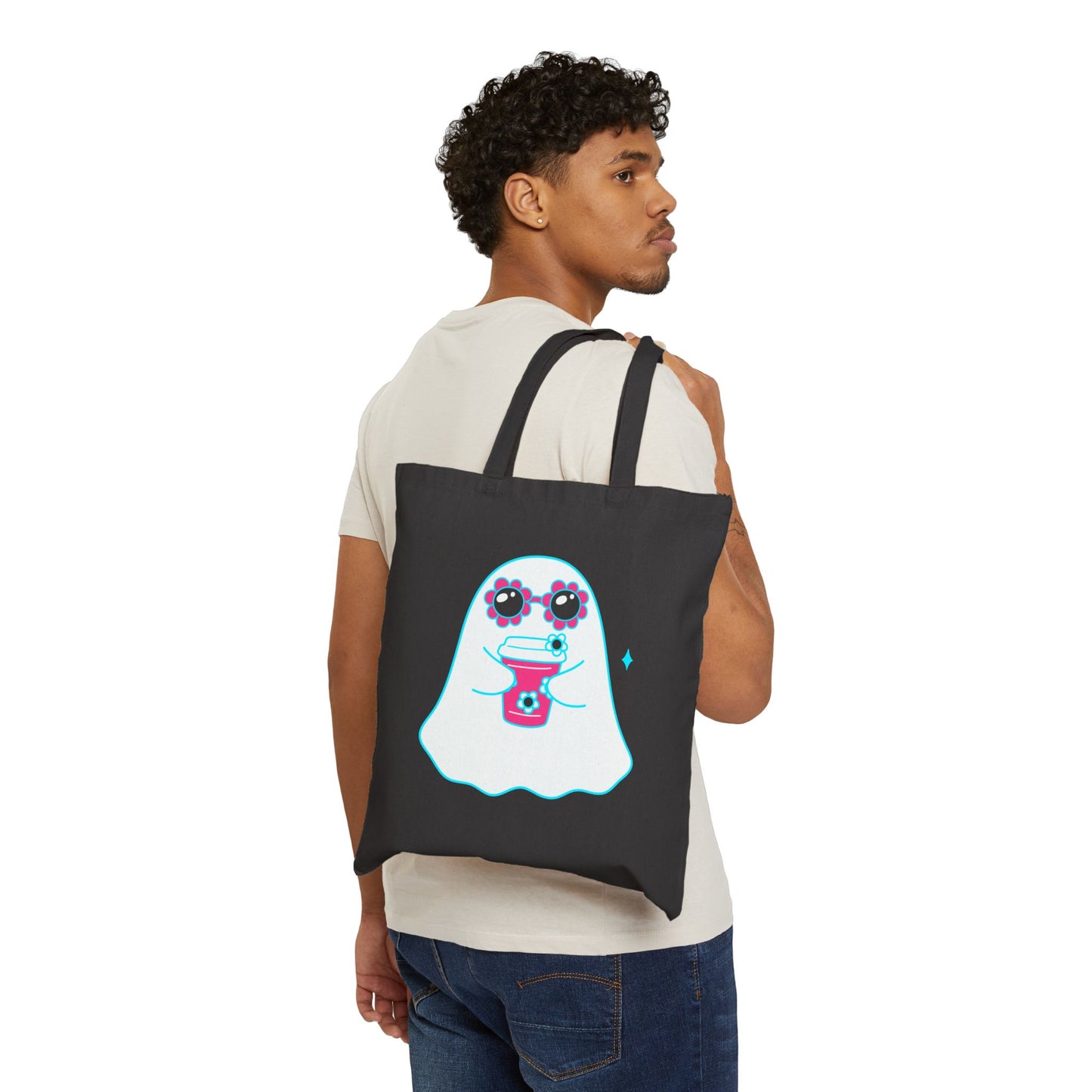 Coffee Ghost Tote Bag