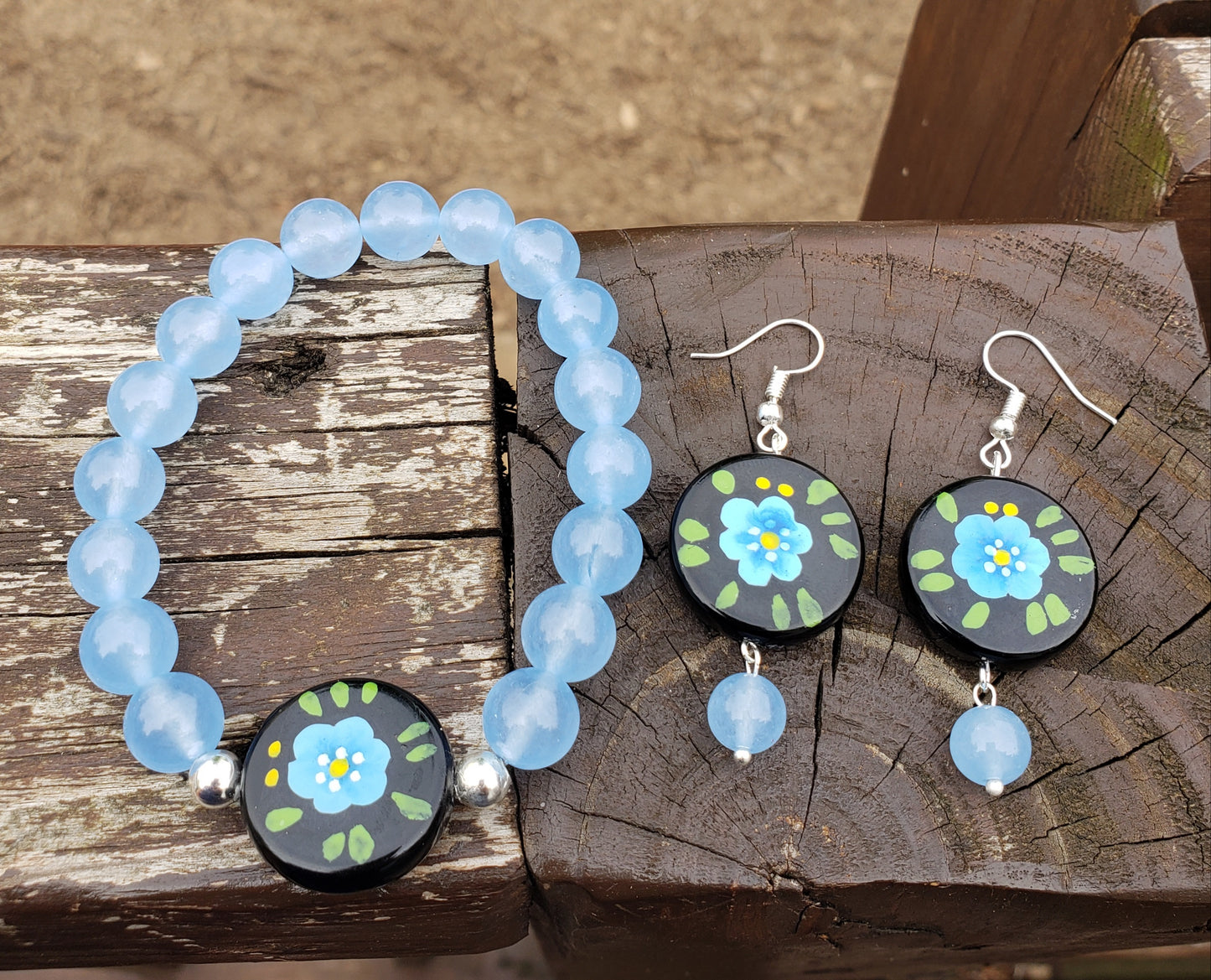 Floral Dangle Earrings