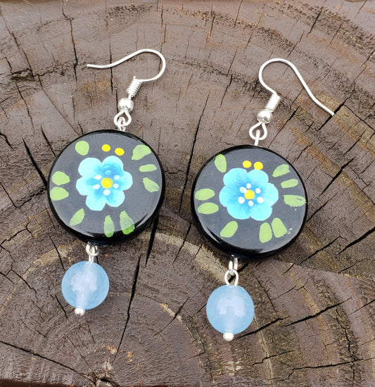 Floral Dangle Earrings