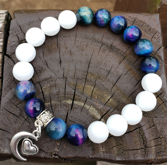 Galaxy Crescent Elastic Stretch Bracelet