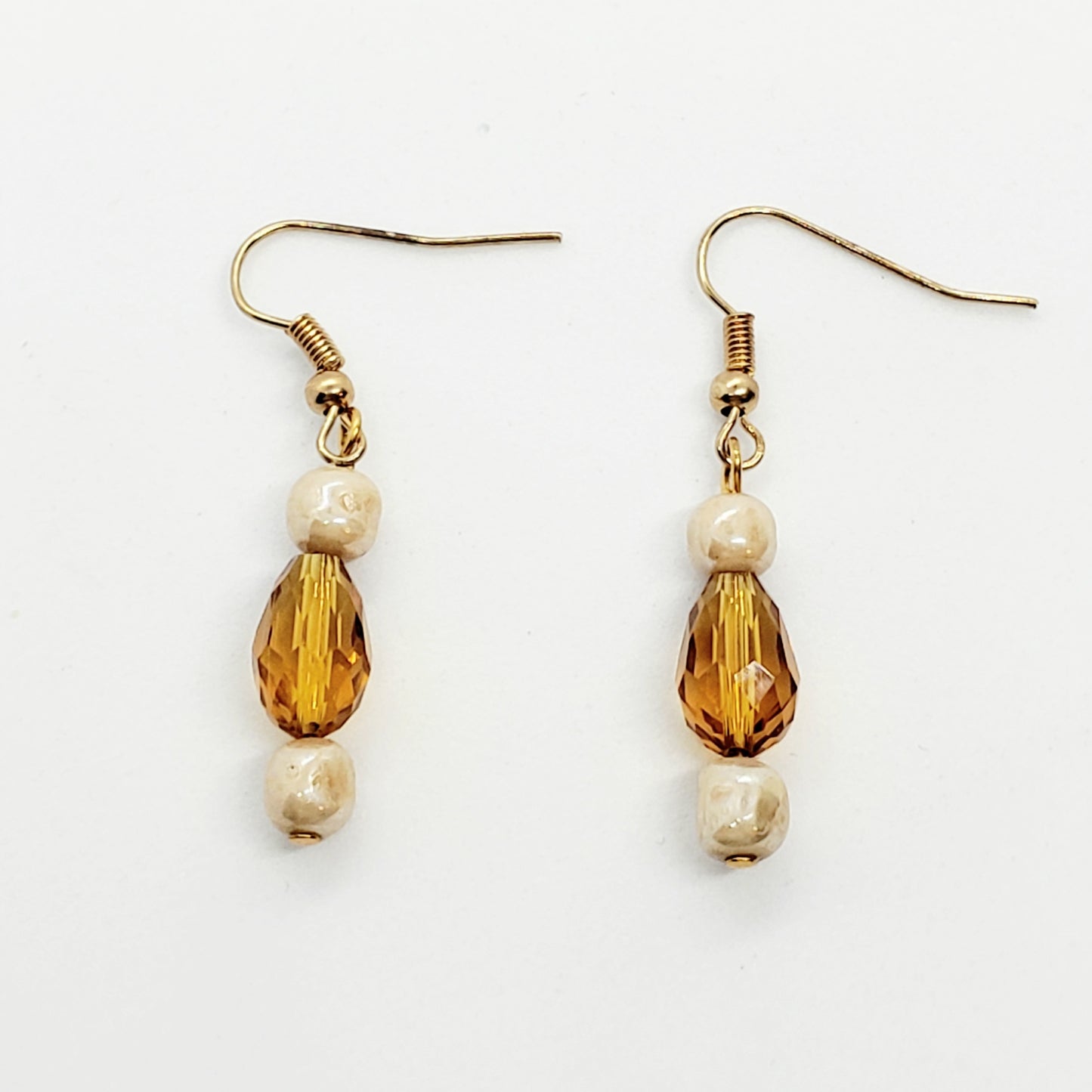 Pearly Dangle Earrings