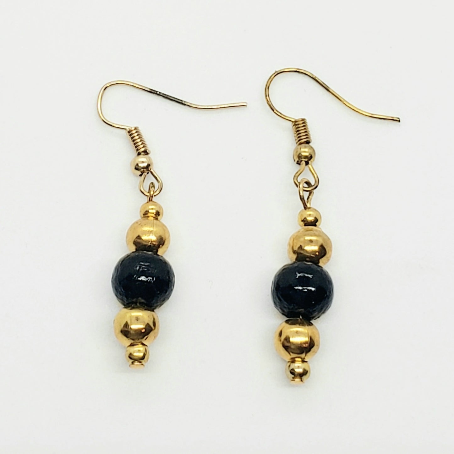 Golden Dangle Earrings