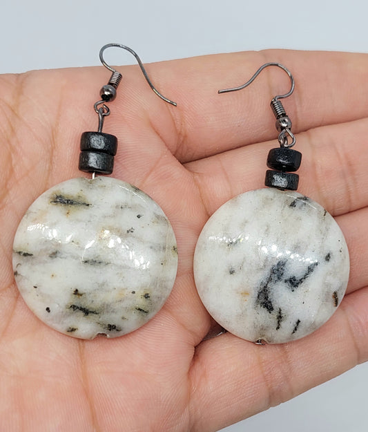 Stone Dangle Earrings