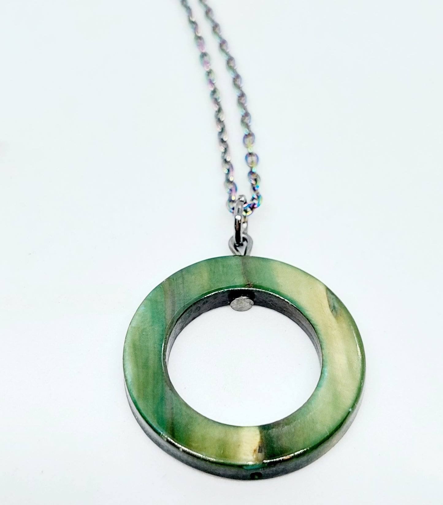 Green Rainbow Necklace