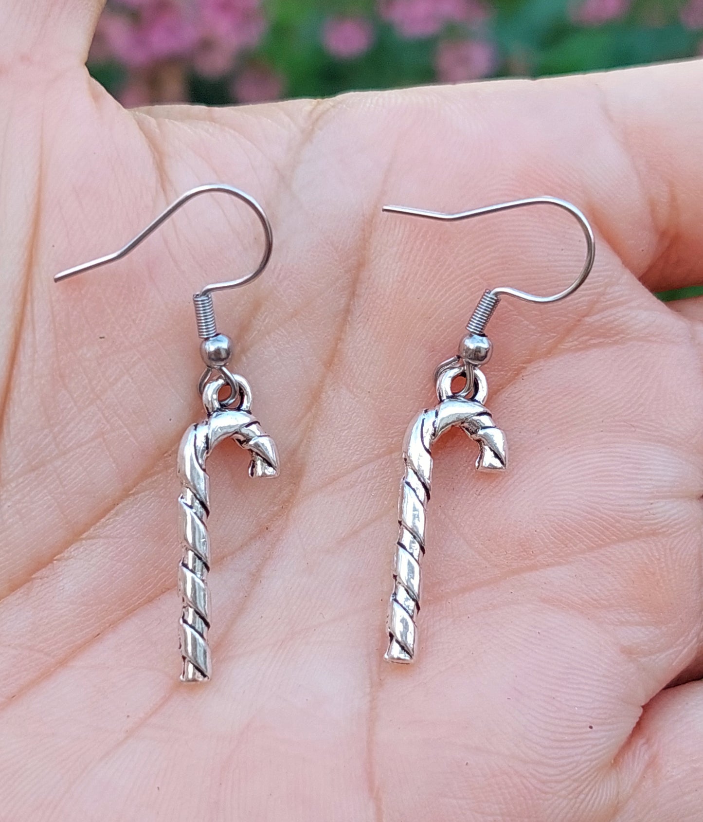 Cane Charm Earrings