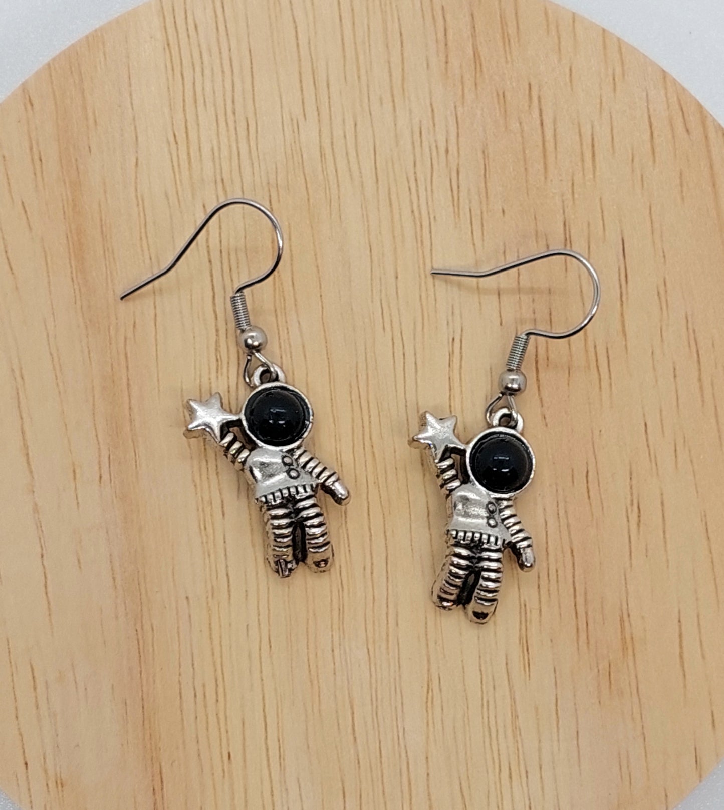 Astronaut Charm Earrings