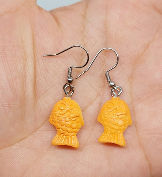 Goldfish Charm Earrings