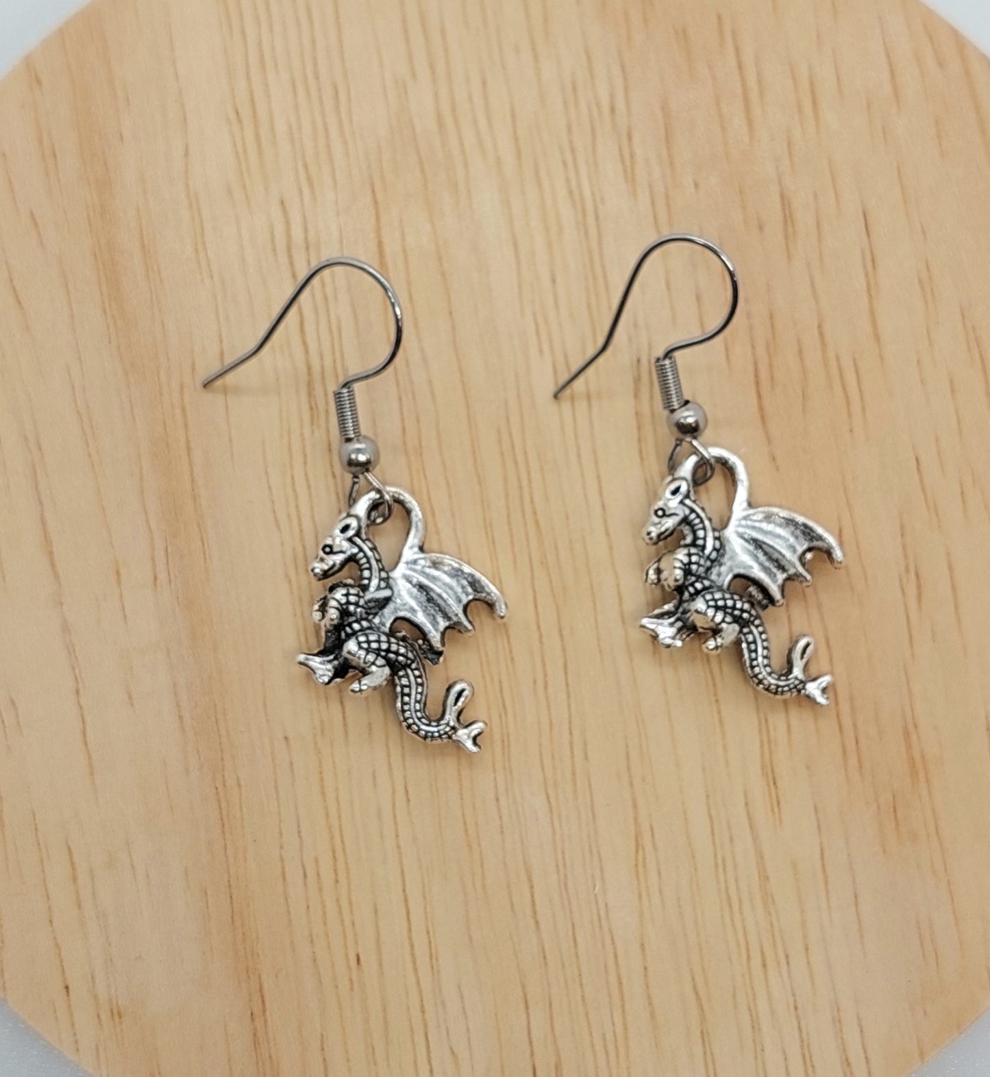 Dragon Charm Earrings