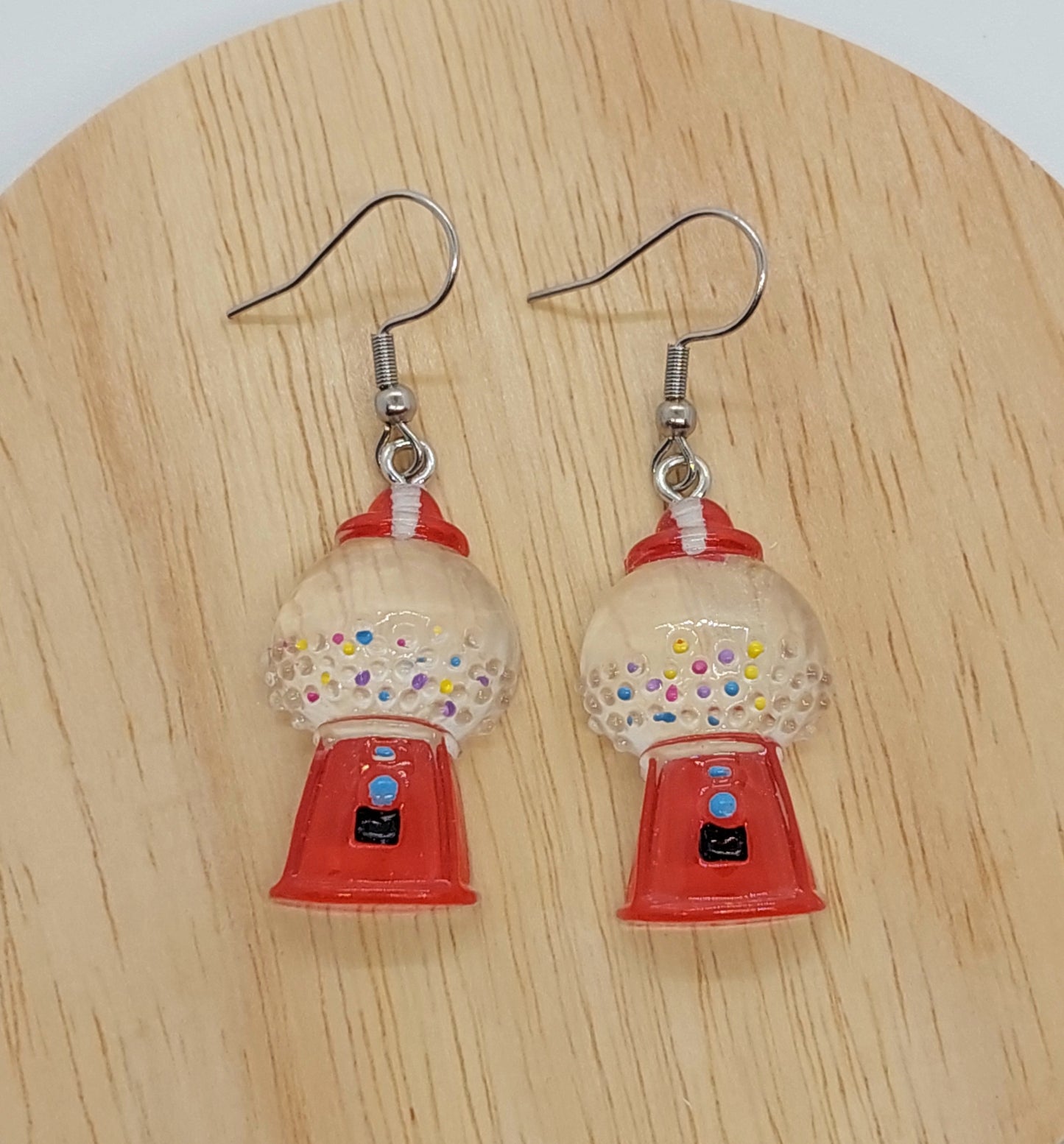 Gumball Charm Earrings