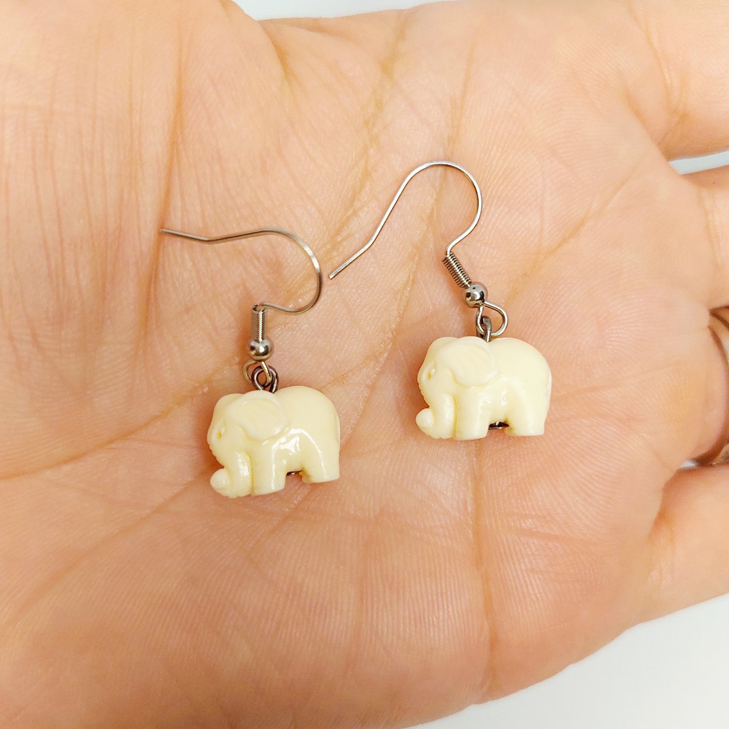 Elephant Charm Earrings