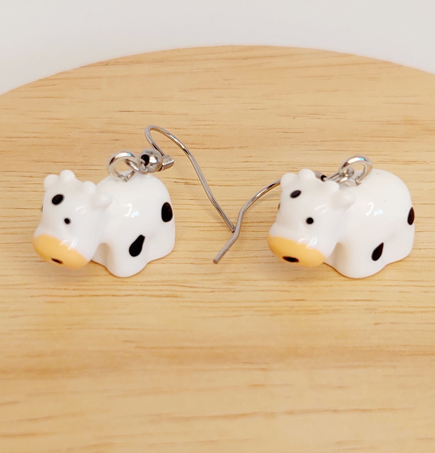 Cow Charm Earrings