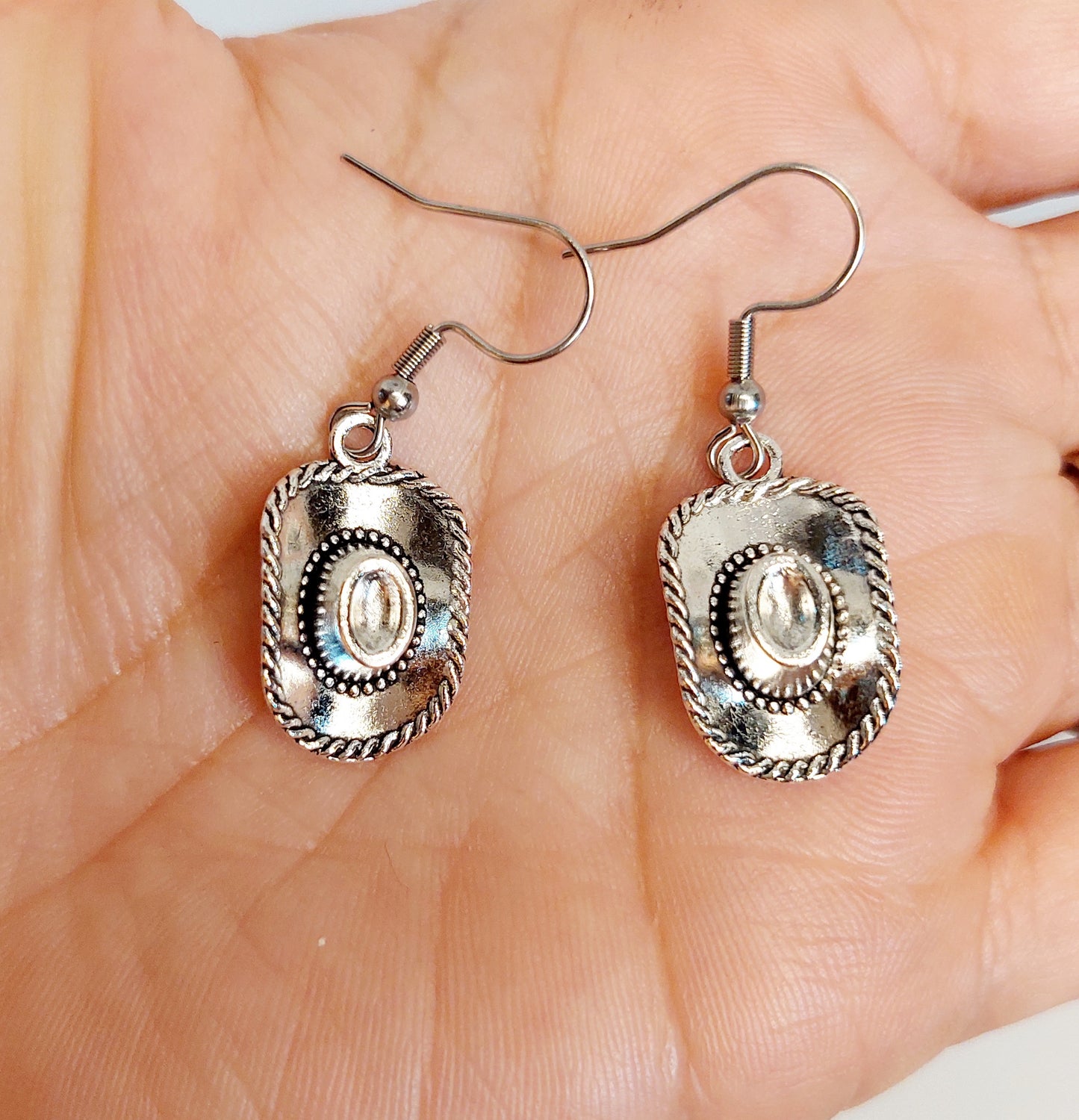 Big Hat Charm Earrings