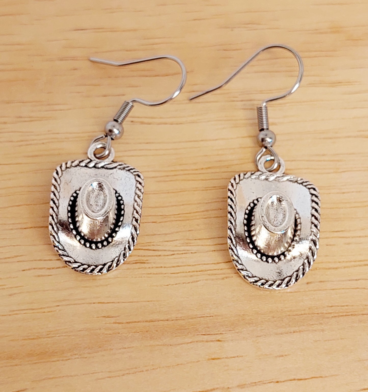 Big Hat Charm Earrings