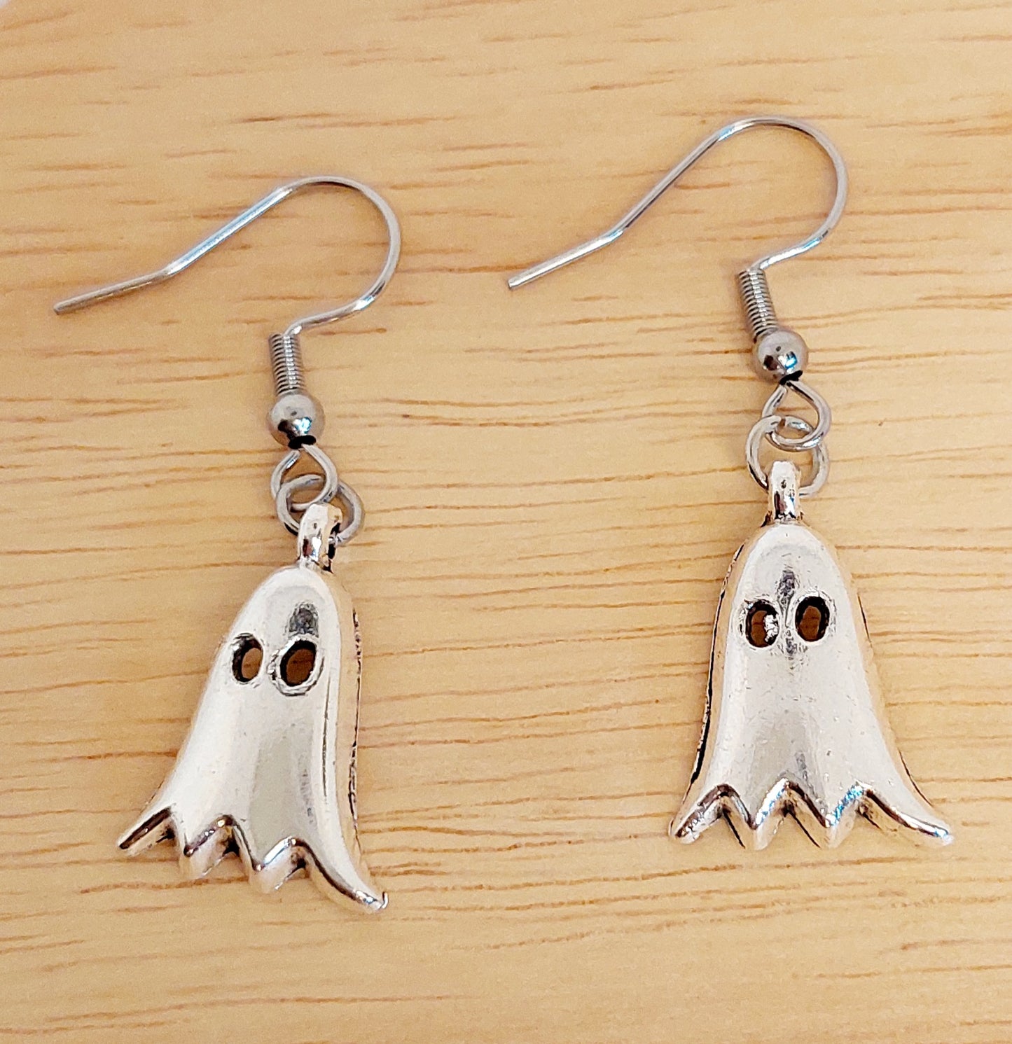 Mini Ghost Charm Earrings