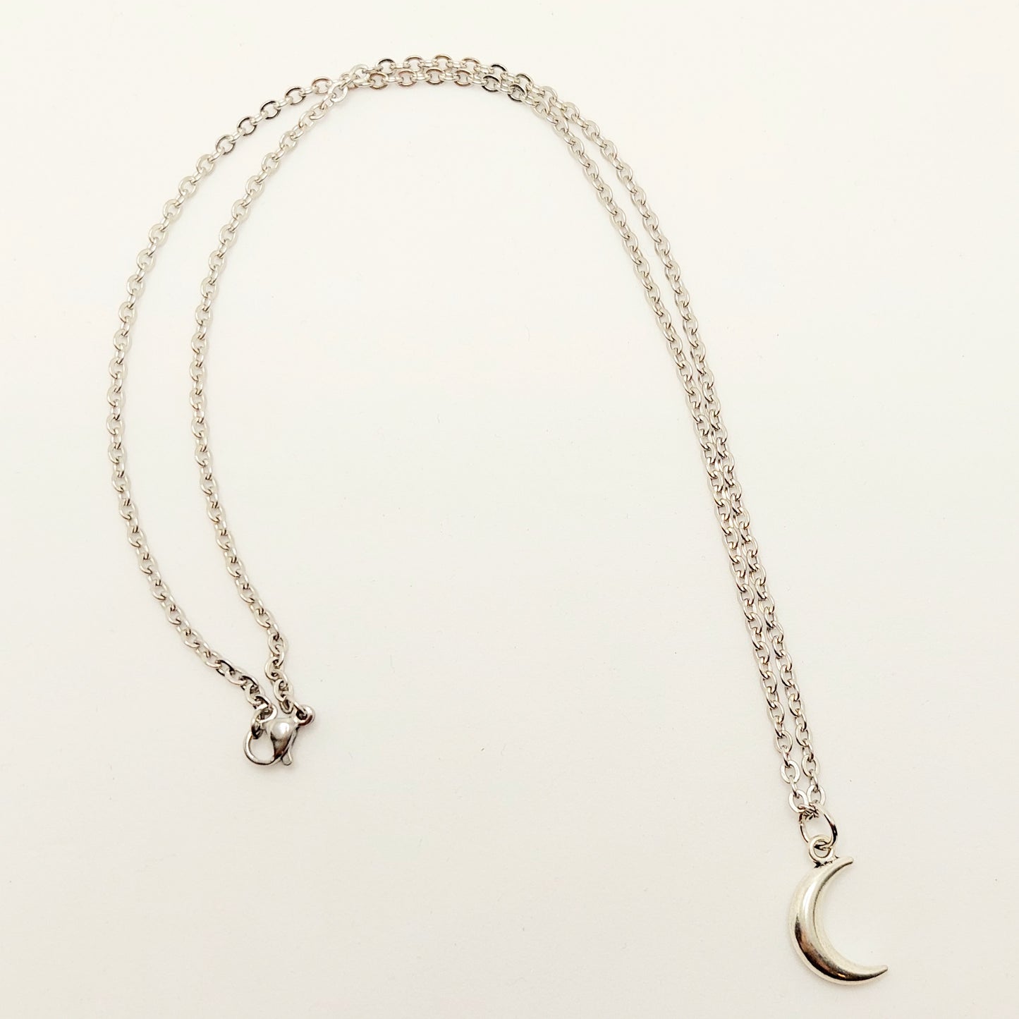 Crescent Moon Charm Necklace