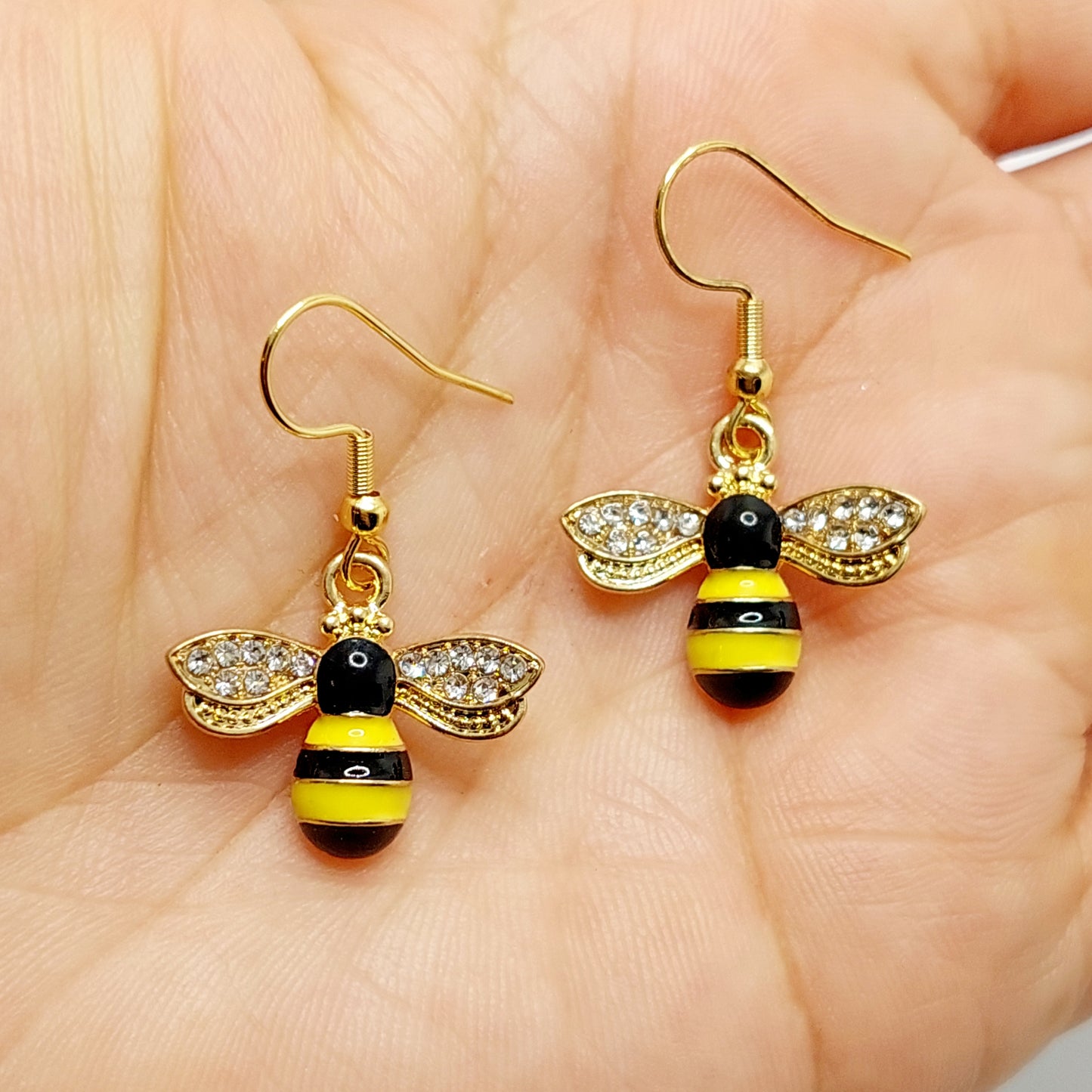 Bee Charm Earrings