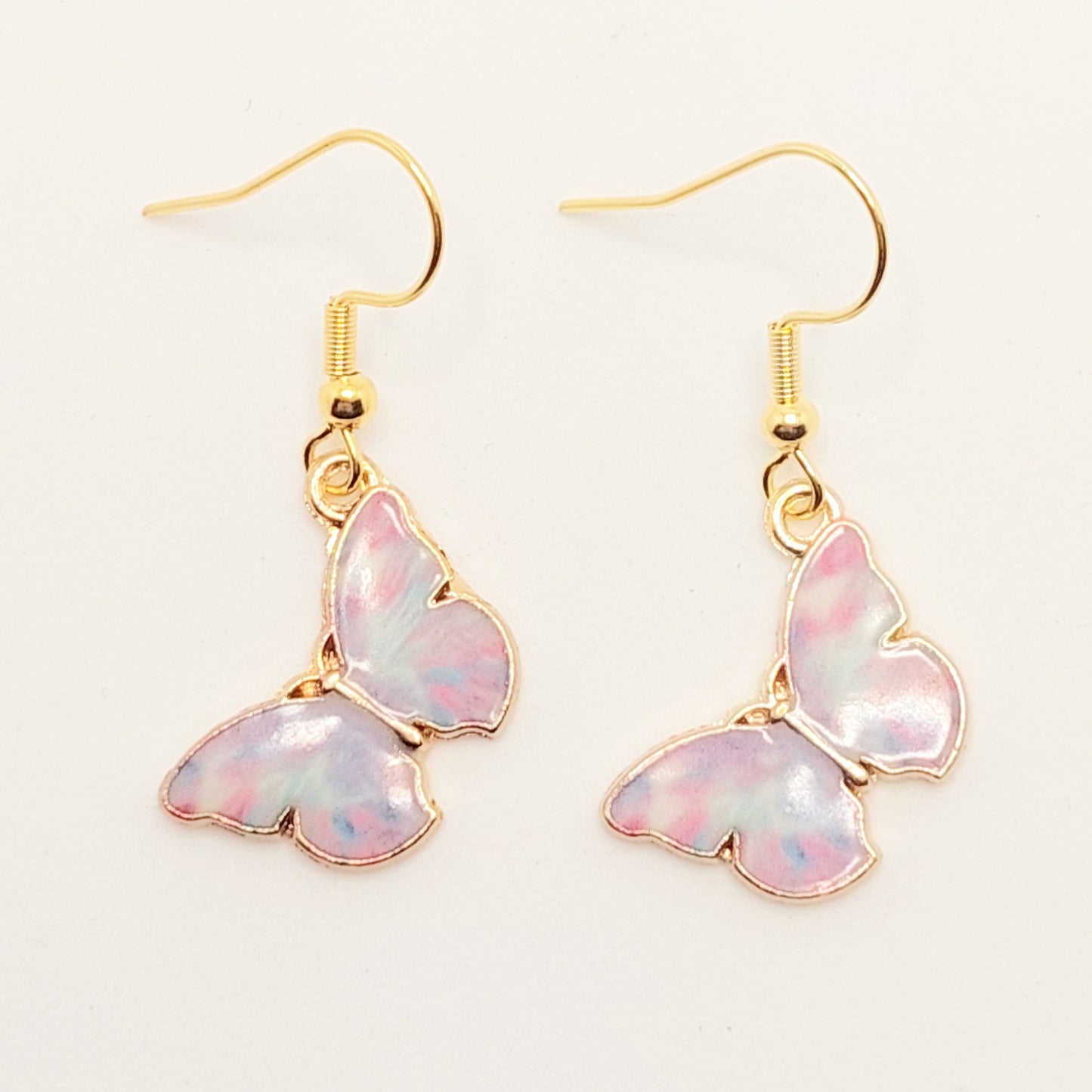 Colorful Butterfly Charm Earrings