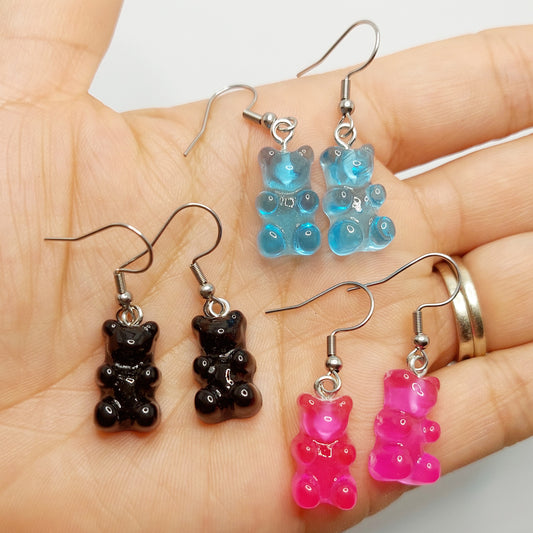 Gummy Bear Charm Earrings