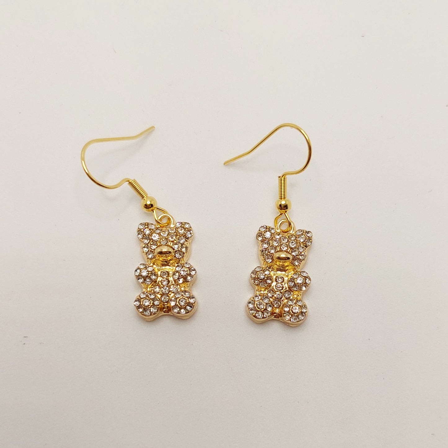 Rhinestone Gummy Charm Earrings