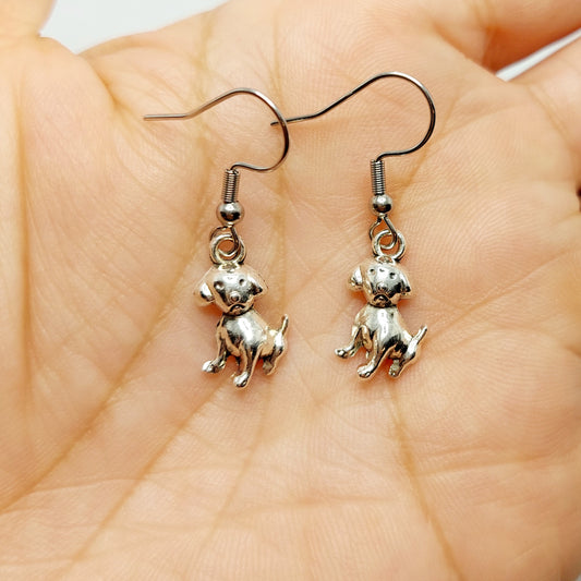 Puppy Charm Earrings