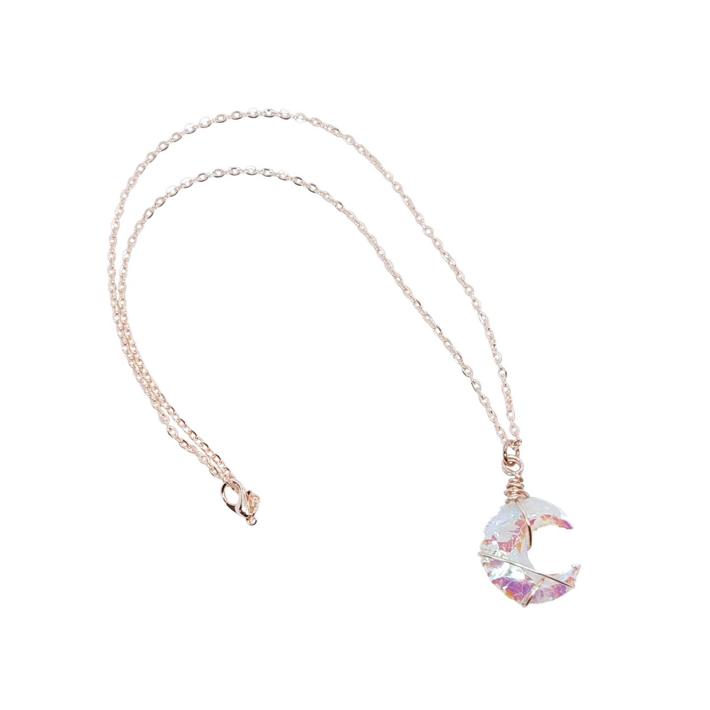 Aura Crescent Necklace