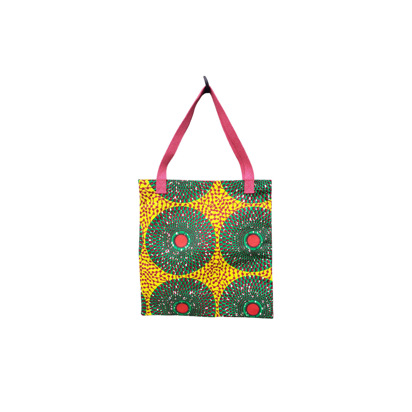 Yellow Print Tote Bag