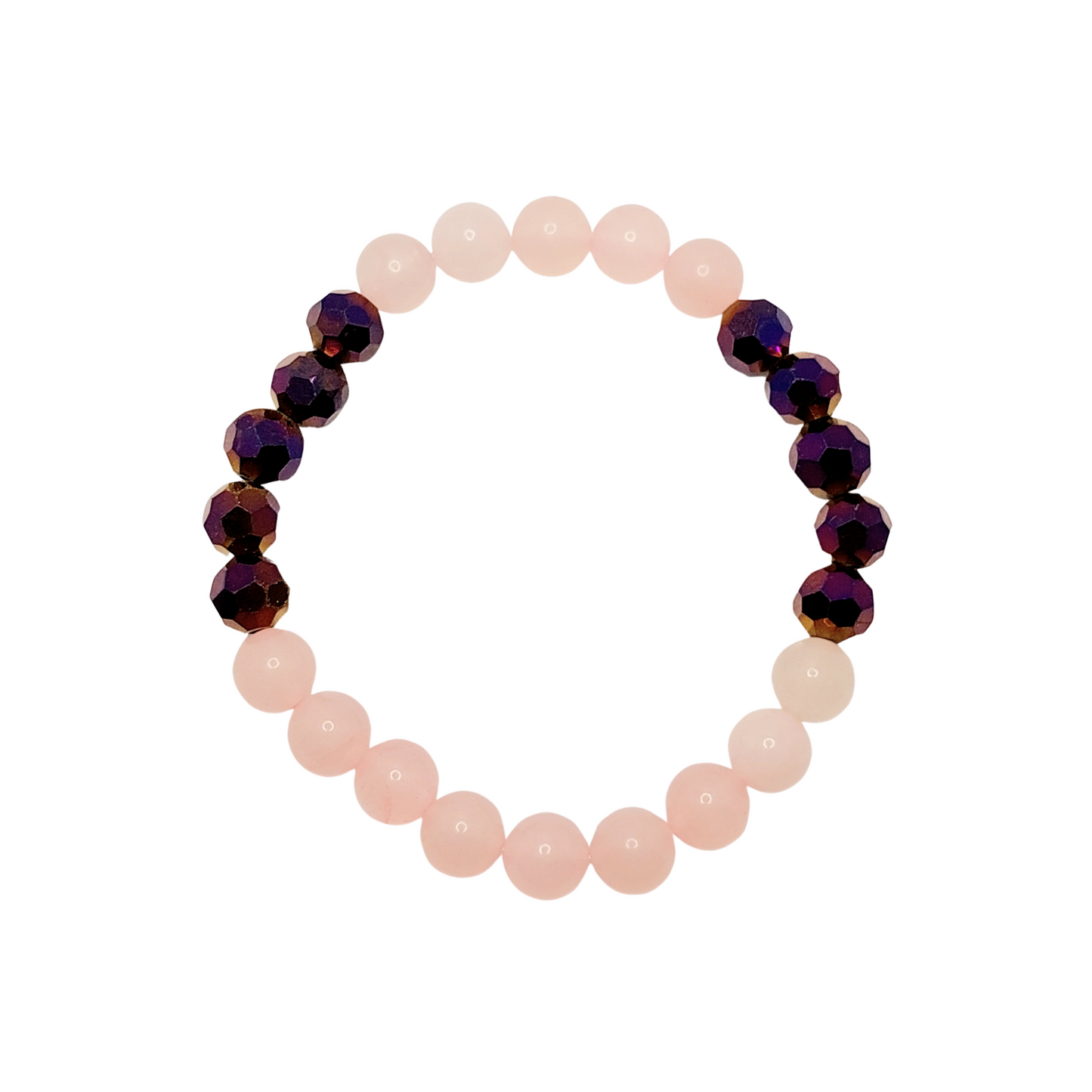 Pink Haze Elastic Stretch Bracelet