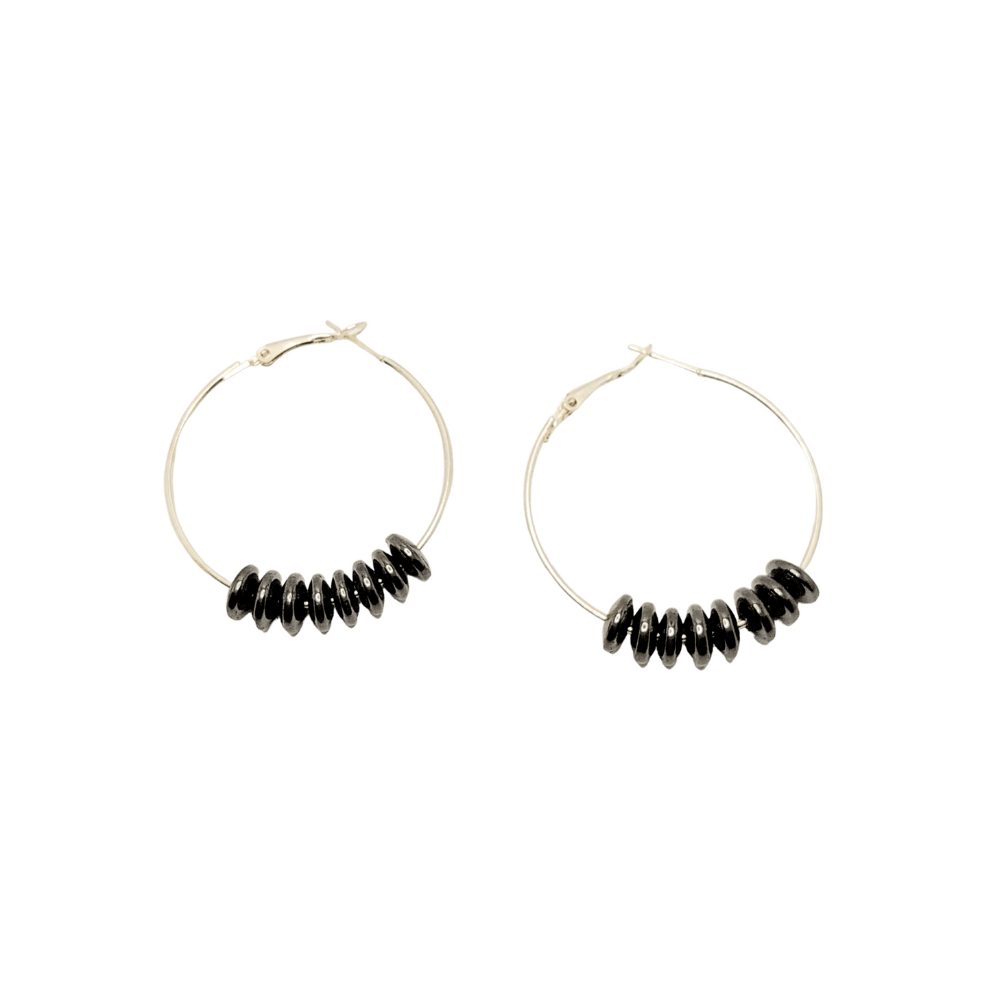 Steel Hoop Earrings