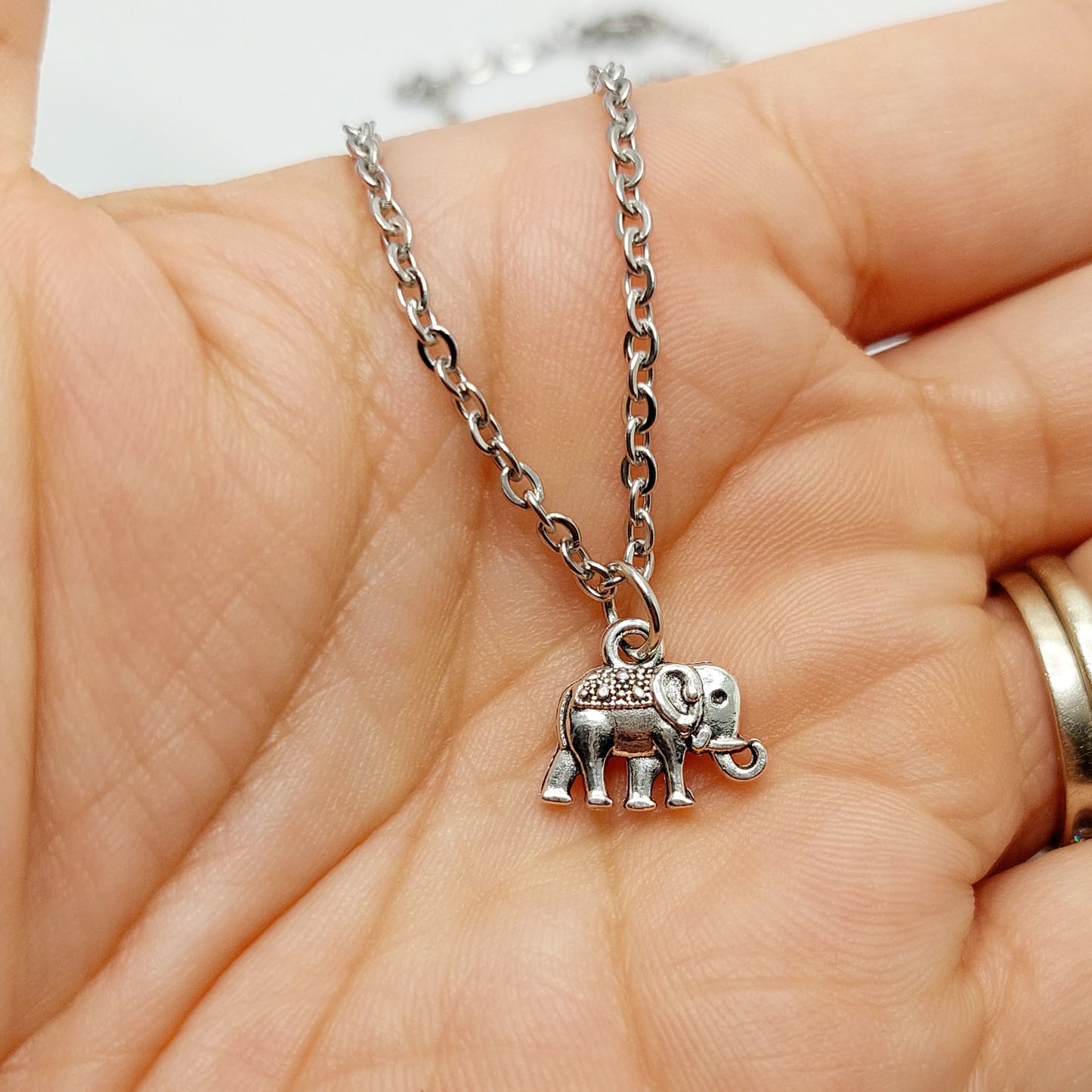 Elephant Charm Necklace