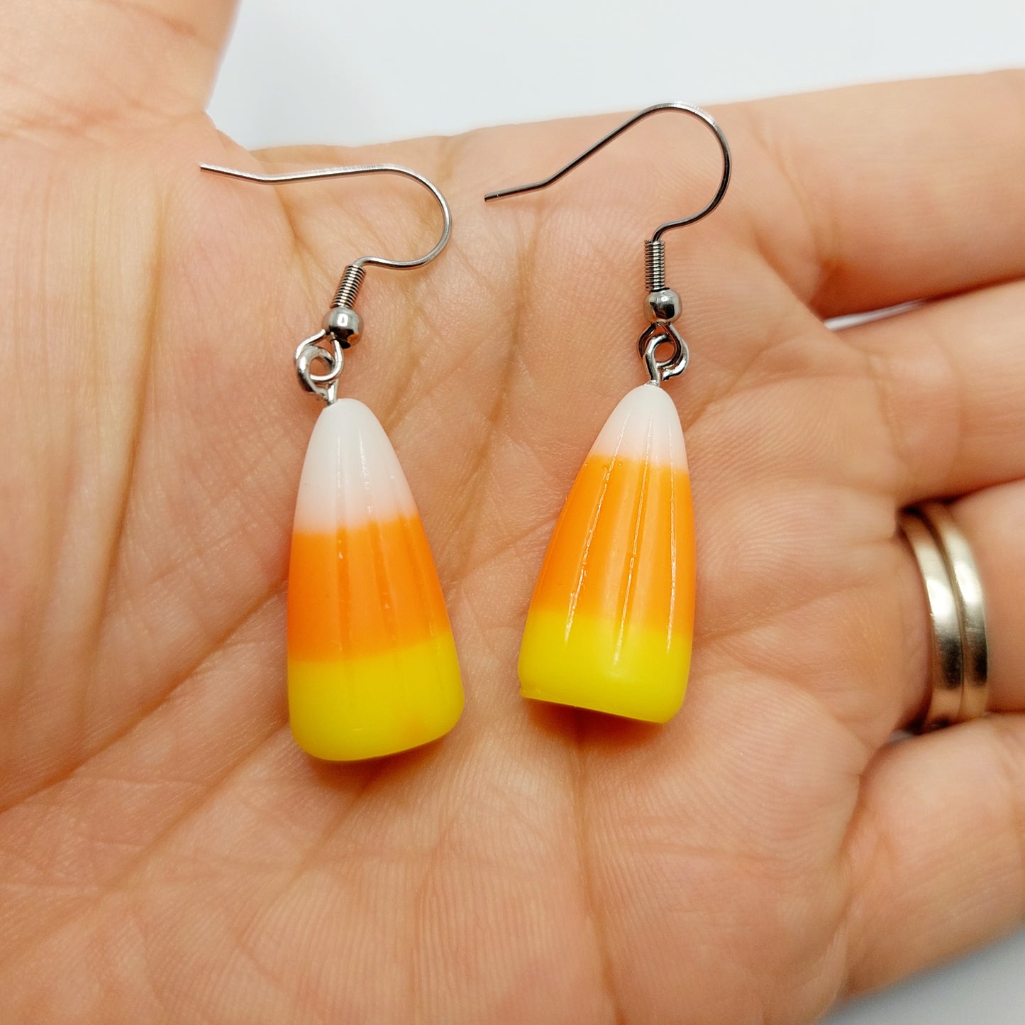 Candy Corn Charm Earrings