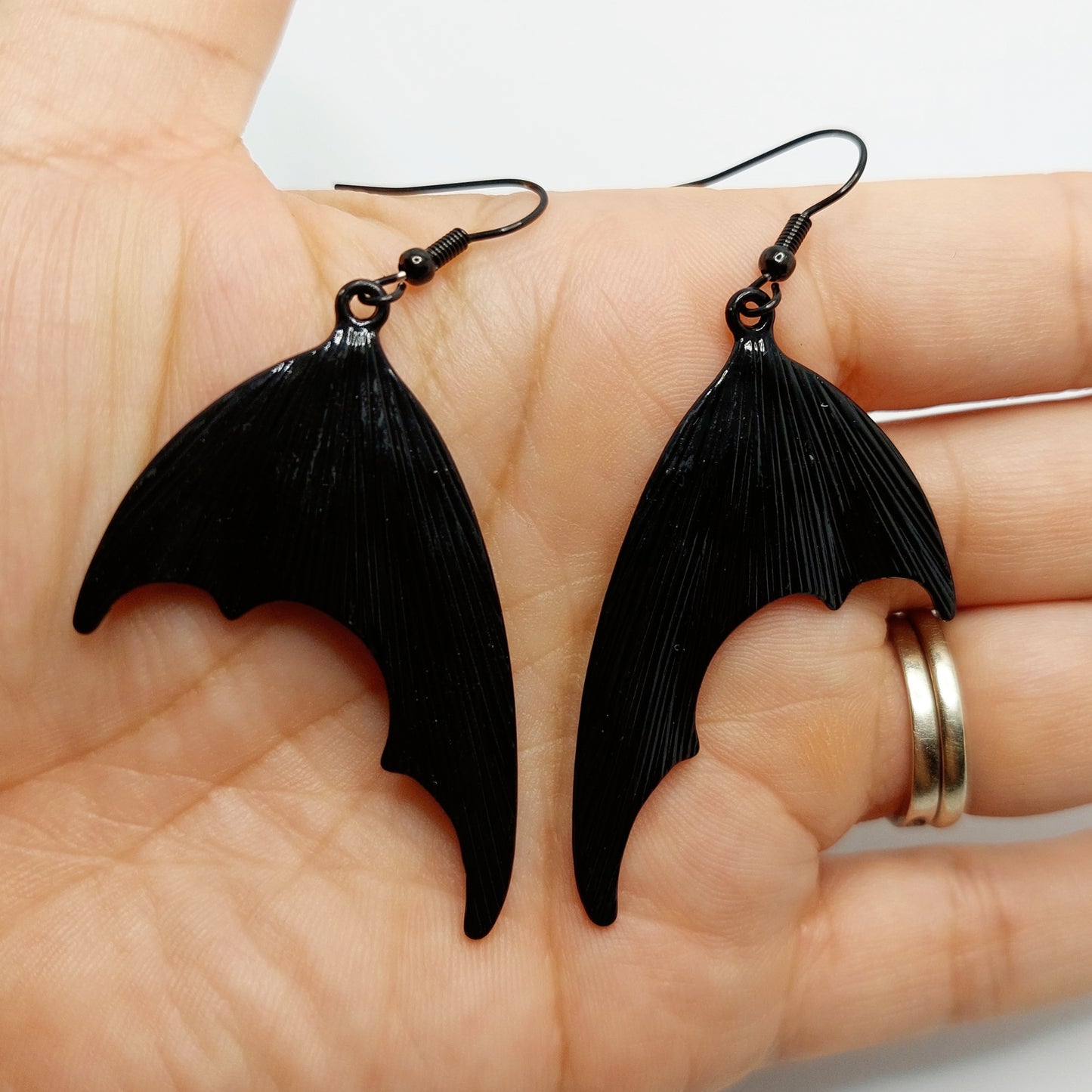 Bat Wings Charm Earrings