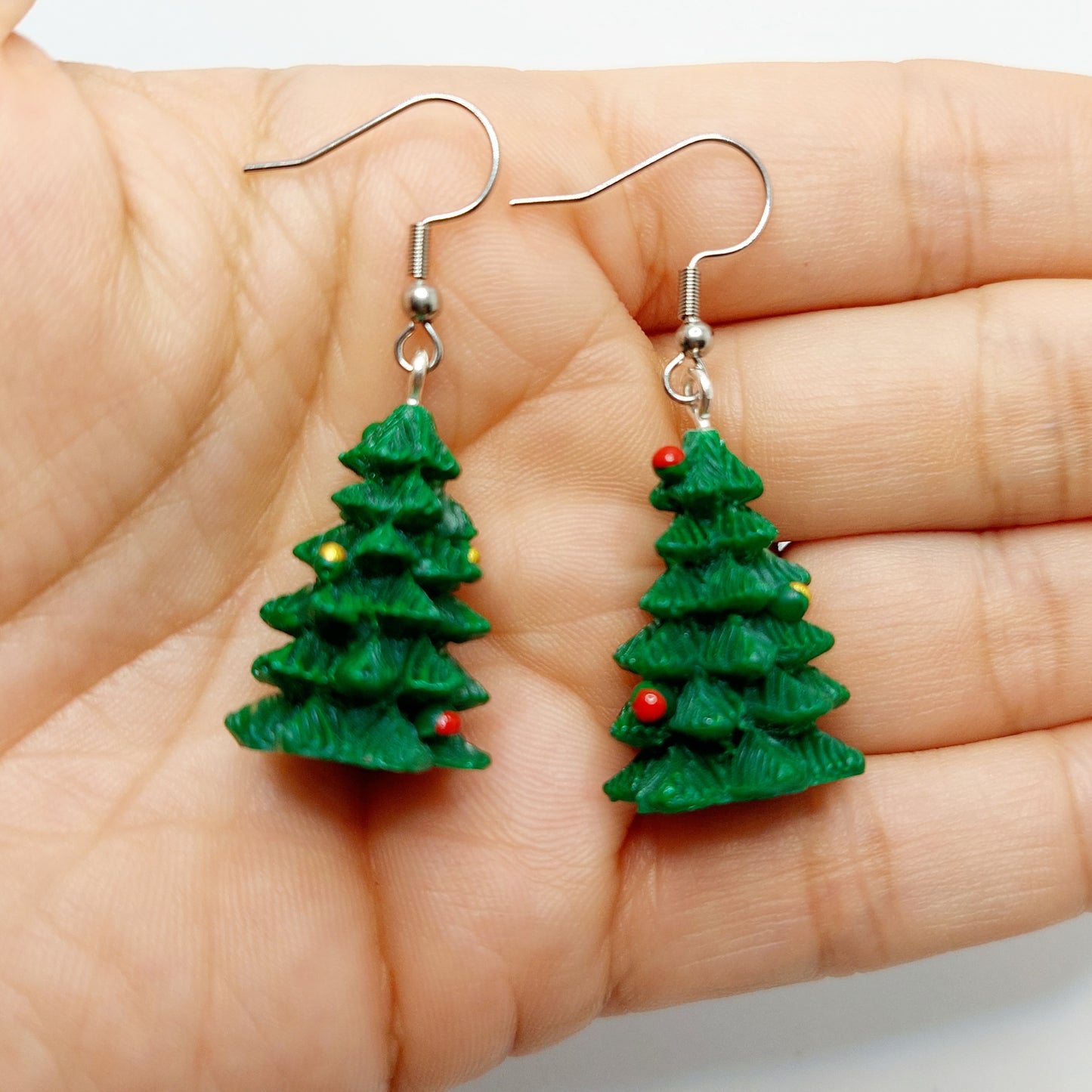 Christmas Tree Charm Earrings