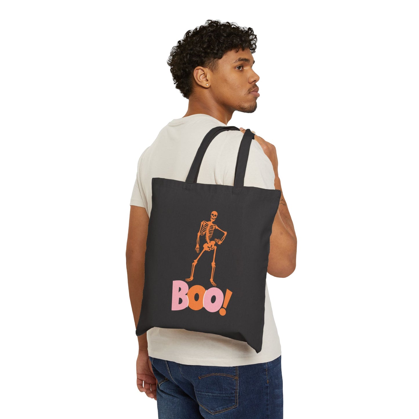 Boo Skeleton Tote Bag