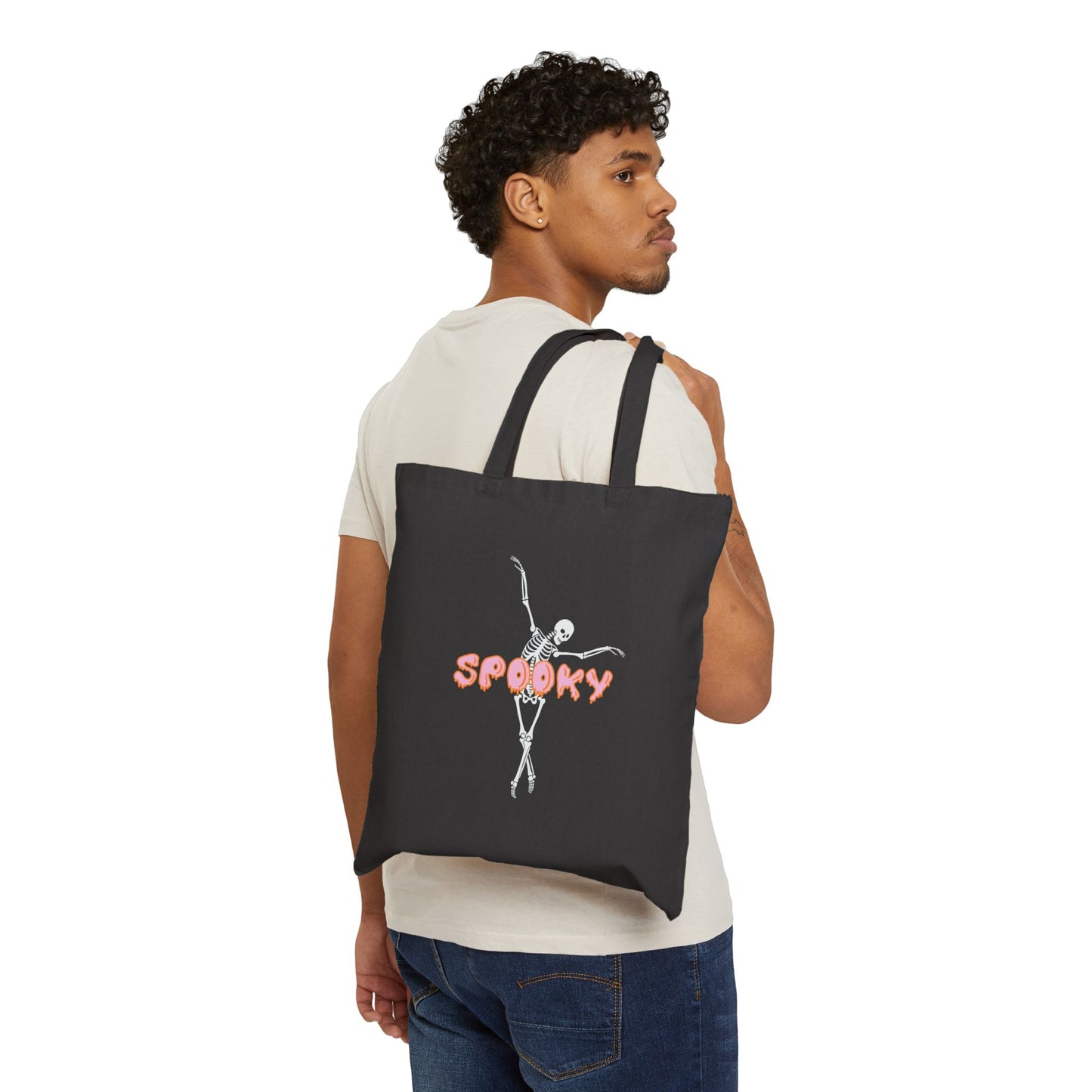 Spooky Skeleton Tote Bag