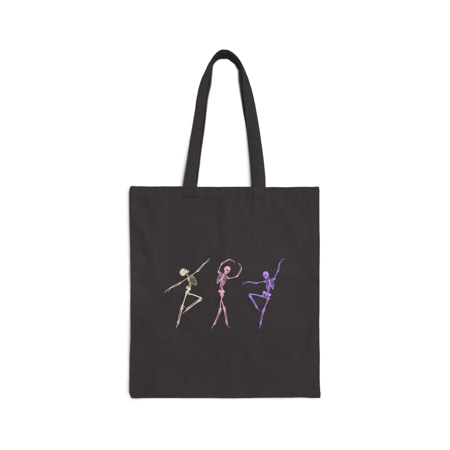 3 Dancing Skeletons Tote Bag