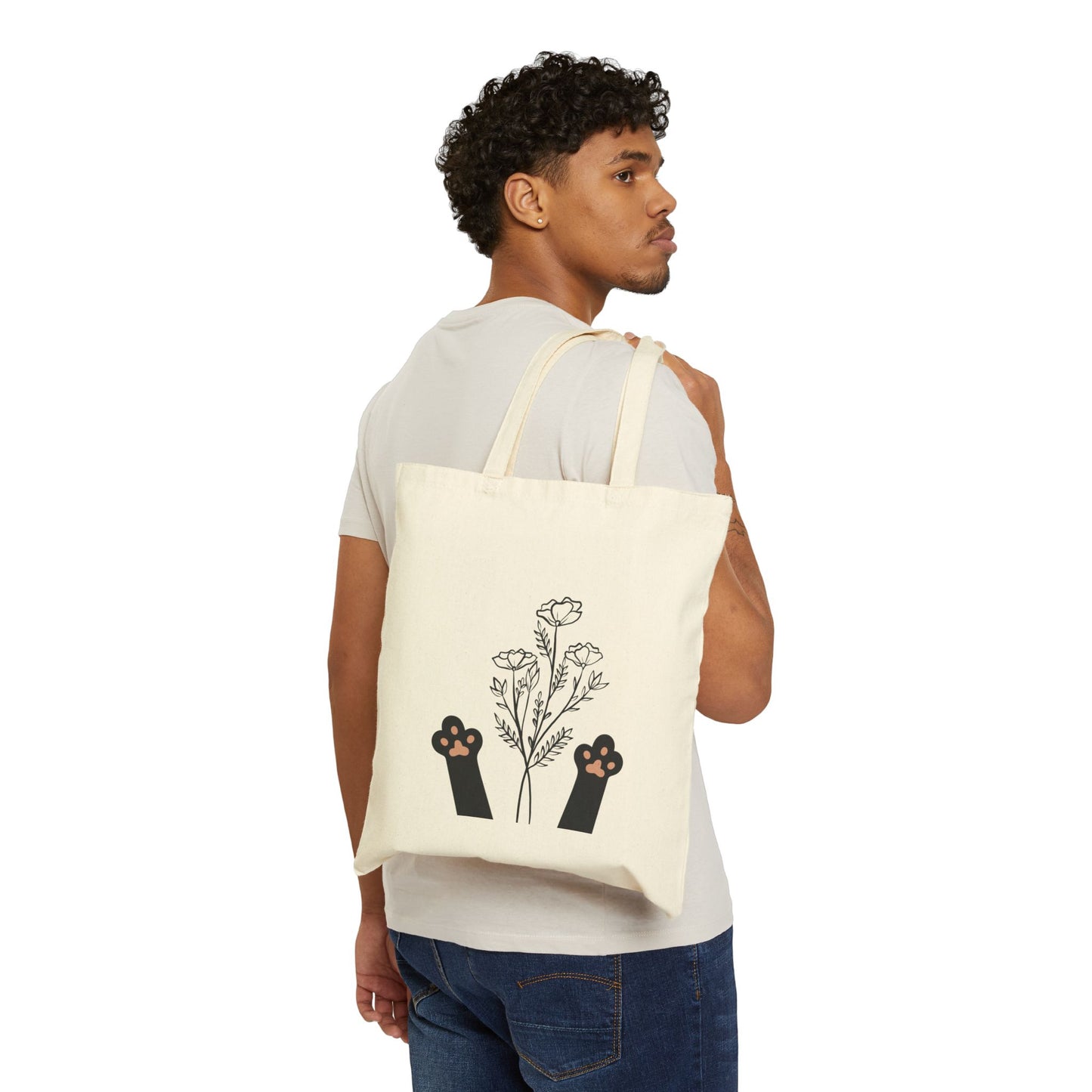 Cat Paws Tote Bag