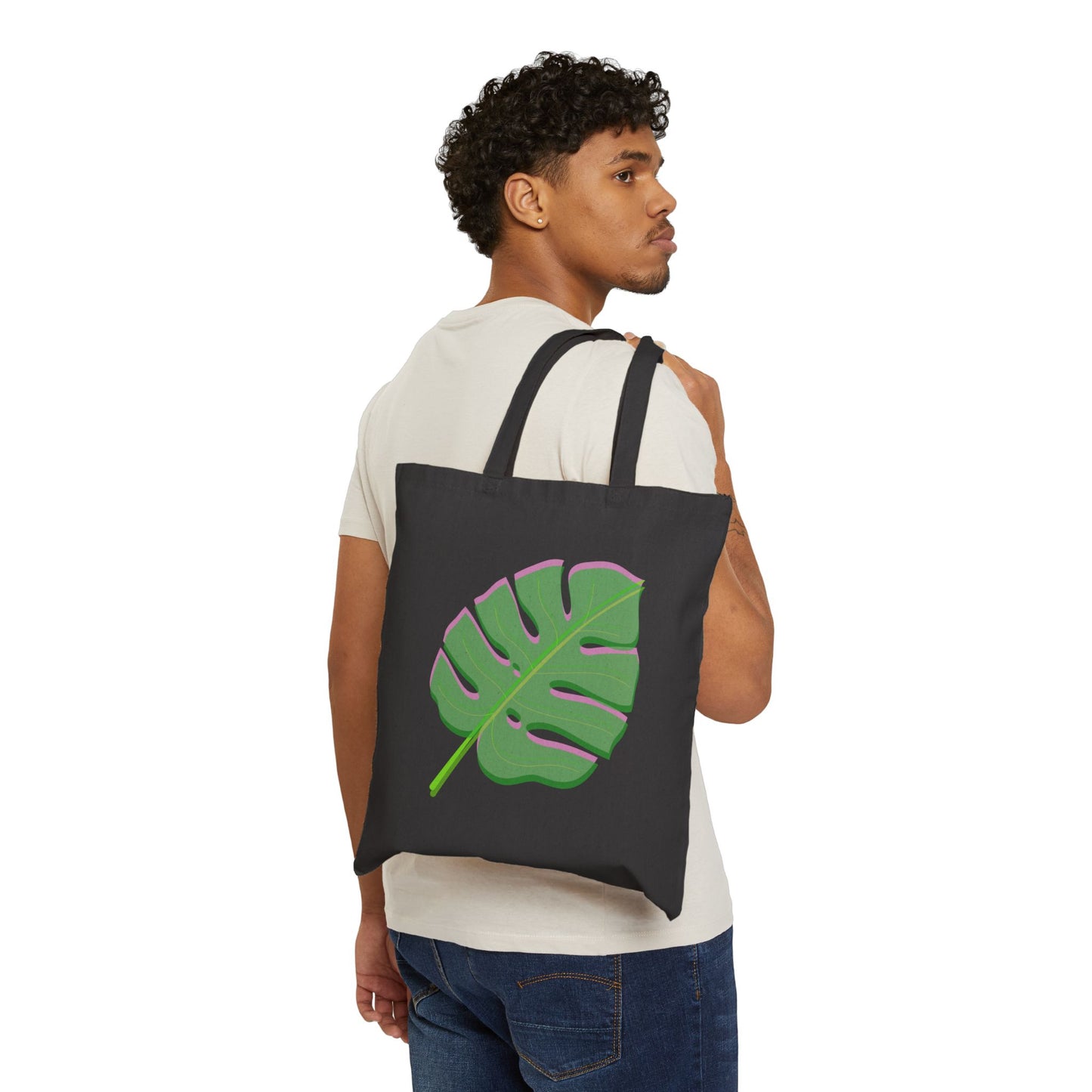 Monstera Leaf Tote Bag