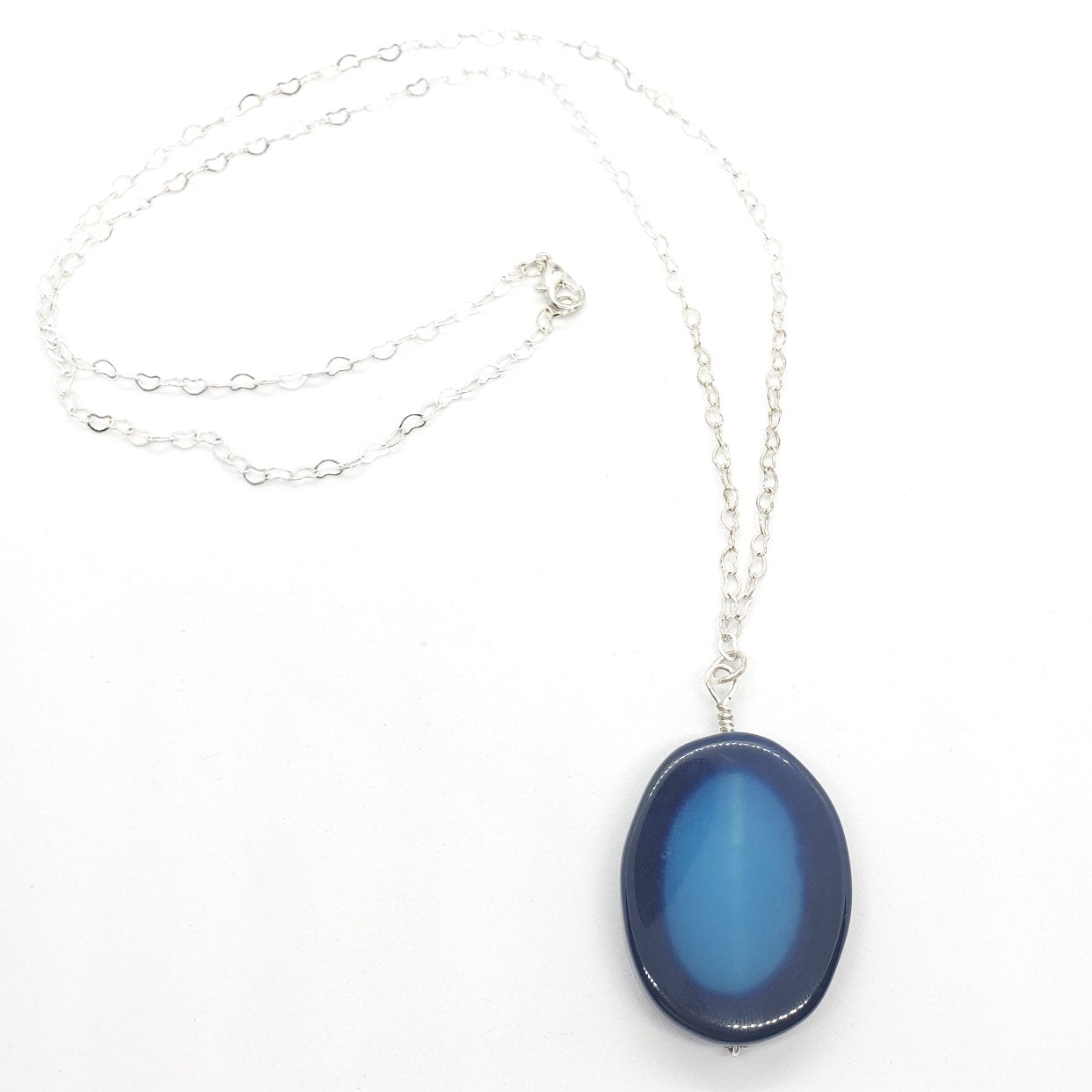 Blue Agate Necklace