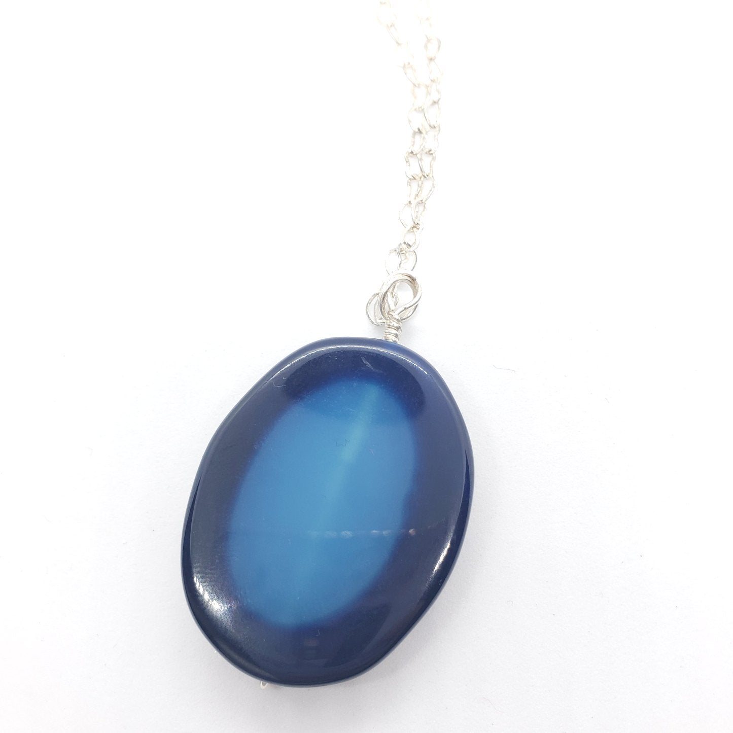 Blue Agate Necklace