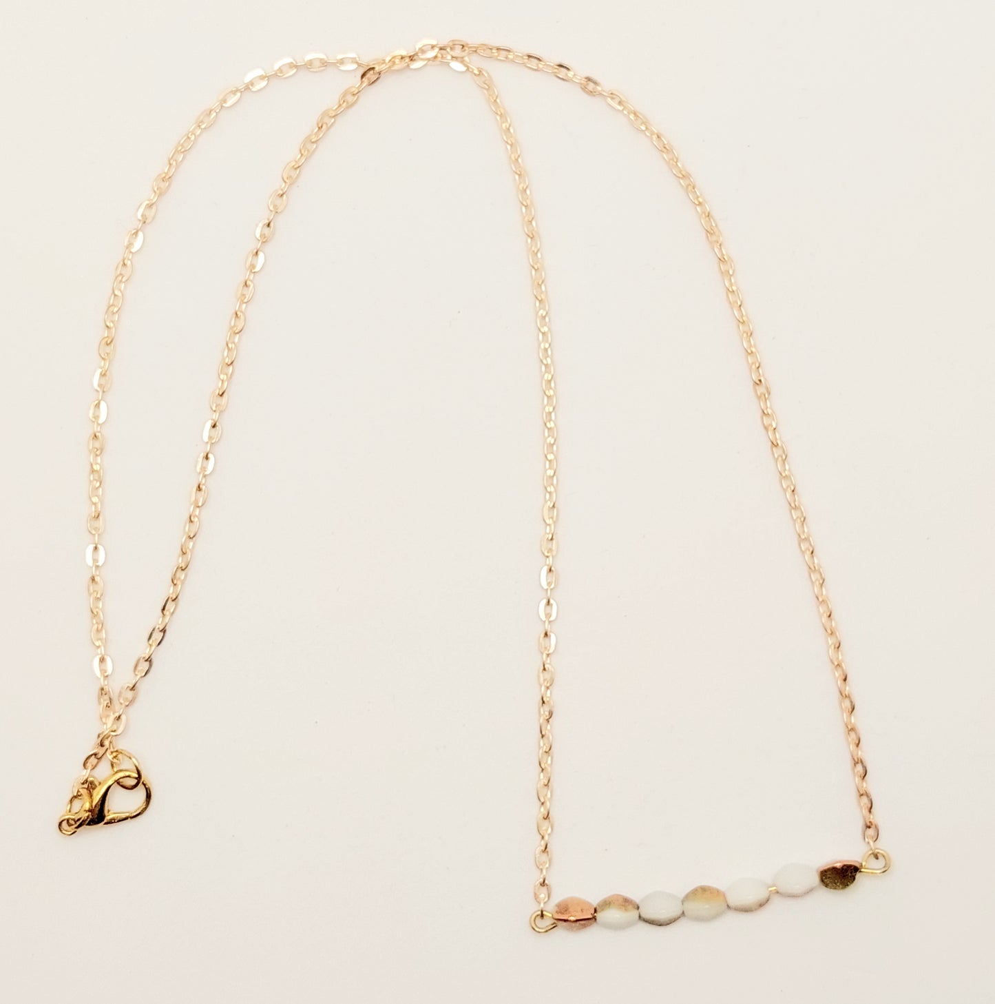 Goldie Beaded Bar Necklace